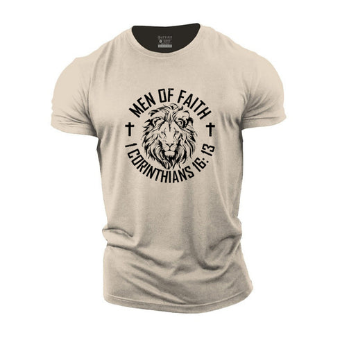 Men's Man Of Faith Cotton T-Shirt